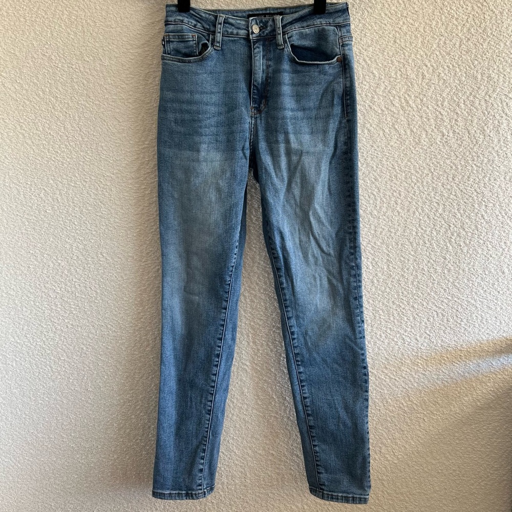 Judy Blue Women’s Blue High Waist Boyfriend Jeans Stretch Size 3 / 26‎